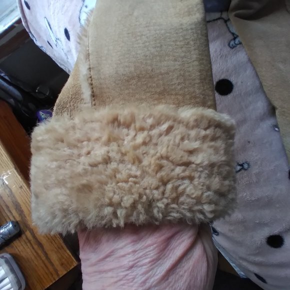 leather/suede women coat - Picture 13 of 16